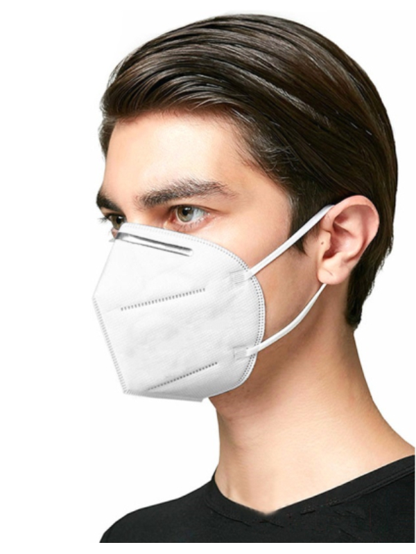KN95 Face Mask Pack Of 10 White 5Layer KN95 Face Mask with Comfortable